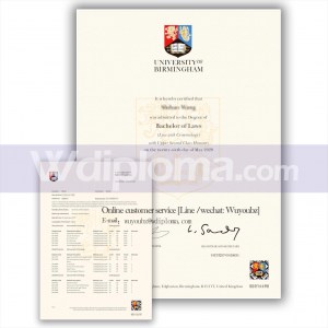 伯明翰大學大學畢業證書購買university of birmingham diploma